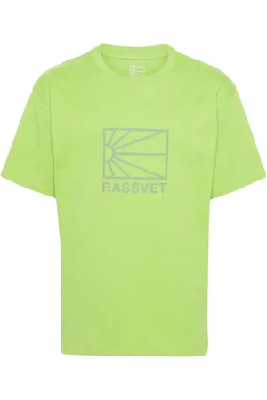Rassvet Logo-rubberised cotton T-shirt