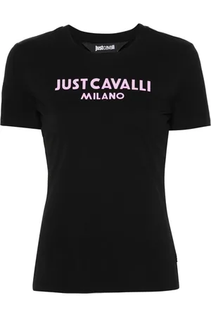 Roberto Cavalli Logo-print cotton T-shirt