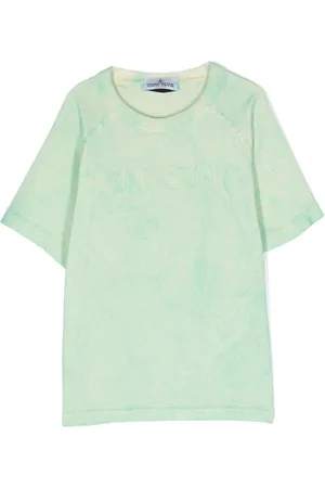 Stone Island Logo-embroidered cotton T-shirt