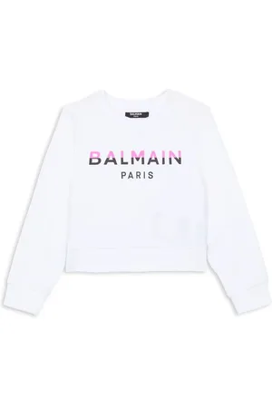 Balmain Logo-print cotton sweatshirt