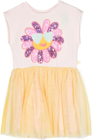 Billieblush Sun-print cotton dress