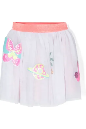 Billieblush Appliqu??-details tulle skirt