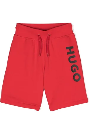 HUGO BOSS Logo-print track shorts