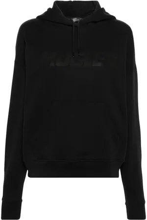 MUGLER Logo-raised hoodie
