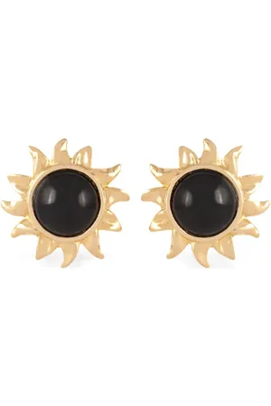 Susan Caplan 1980s Vintage Sun clip-on earrings