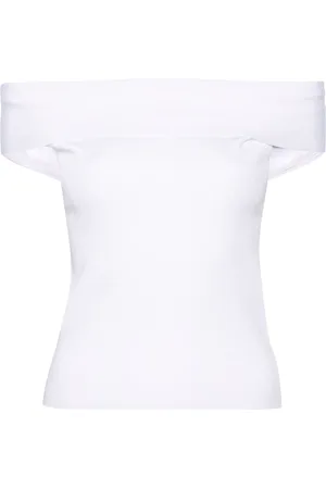 Off & One Shoulder Tops - White - women - 165 products