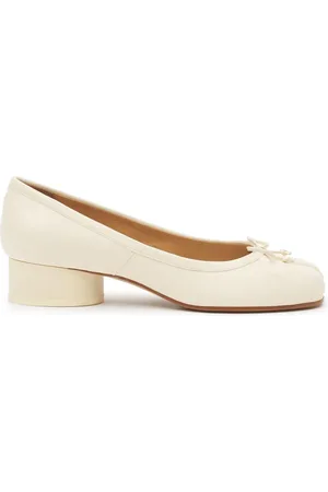 Maison Margiela Tabi 30mm leather ballerina pumps