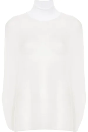 Fabiana Filippi Open-knit high-neck top