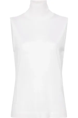 Fabiana Filippi Roll-neck sleeveless jumper