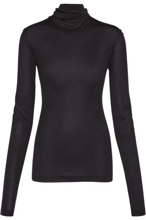 Salvatore Ferragamo V-back silk-blend top