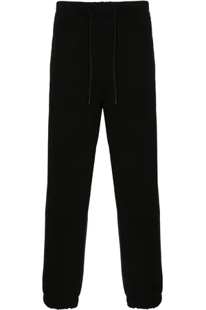 VERSACE Logo-stripe track pants