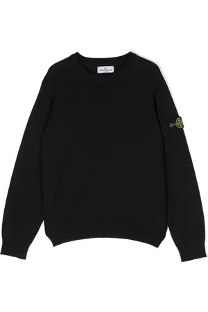 Stone Island Compass-badge cotton jumper
