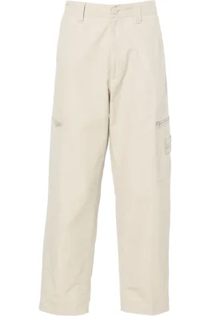 Stone Island Compass-badge wide-leg trousers
