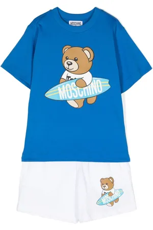 Moschino Teddy Bear cotton tracksuit set