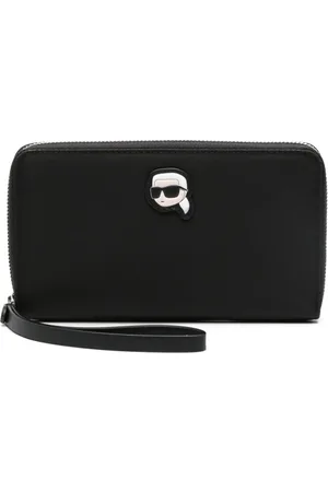 Karl Lagerfeld K/Ikonik 2.0 logo-lettering wallet
