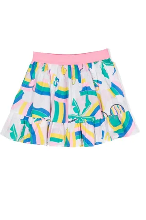 Billieblush Layered cotton mini skirt