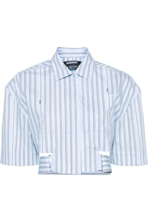 Jacquemus La Chemise Courte Bari striped shirt