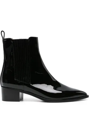 Scarosso Olivia 40mm patente-leather Chelsea boots