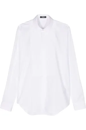 VERSACE Panelled cotton shirt