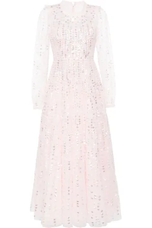 Needle & Thread Raindrop beaded maxi dress