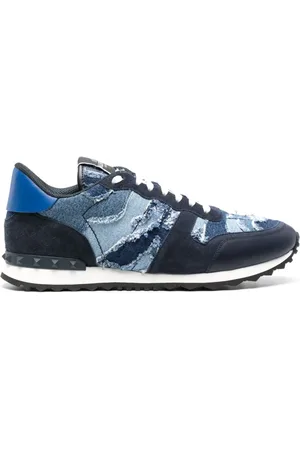 Mens blue store valentino trainers