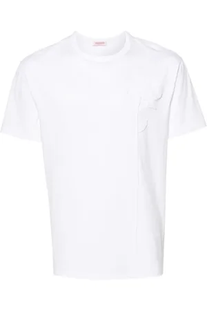 VALENTINO GARAVANI Floral-appliqu?? cotton T-shirt