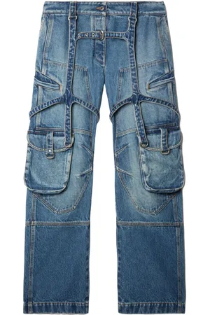 Off-White Bleach Baby Baggy Flared Jeans - Farfetch