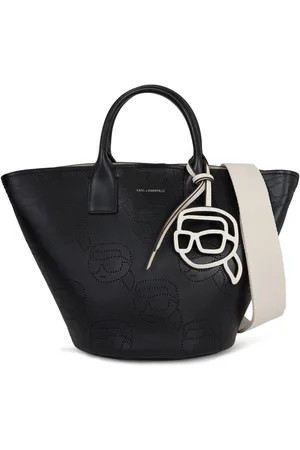 Karl Lagerfeld Ikon perforated tote bag