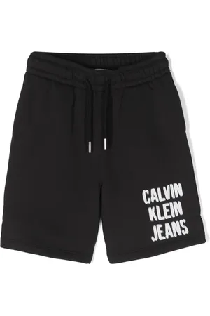 Calvin Klein Logo-print cotton track shorts