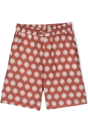 Paolo Pecora Graphic-print straight-leg shorts