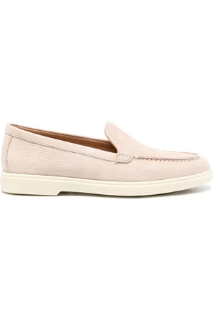 santoni Slip-on leather loafer