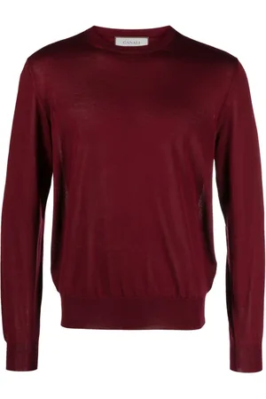 CANALI Crew-neck fine-knit jumper
