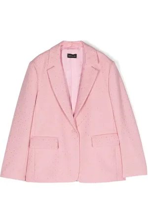 MONNALISA Rhinestone-embellished blazer