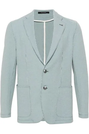 TAGLIATORE Striped single-breasted blazer
