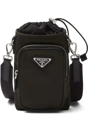 PRADA Shoulder Bag with Pouch Saffiano Black – REAWAKE