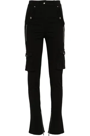 Patrizia Pepe Mid-waist slim cargo pants