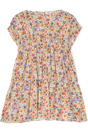 Il gufo Floral-print dress