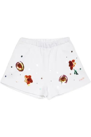 Marni Sequinned fleece shorts