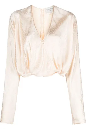 FORTE FORTE Cropped satin blouse