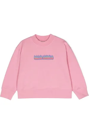 Palm Angels Logo-print cotton sweatshirt