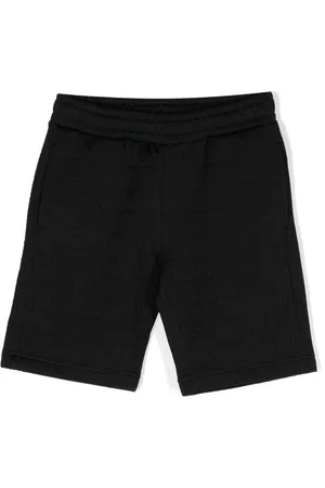 Moschino Logo-embossed jersey track shorts