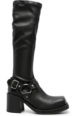 Acne Studios 80mm square-toe leather boots