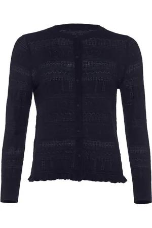 ERES Josette pointelle-knit cashmere cardigan