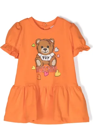 Moschino Kids Teddy Bear Dungarees Skirt Set - Farfetch