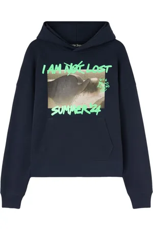 Palm Angels Graphic-print cotton hoodie