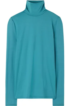 ST. JOHN Nuda high-neck jersey top