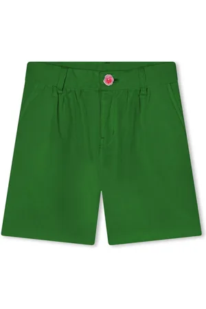 Kenzo Logo-embroidered lyocell-blend shorts
