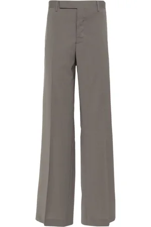 Rick Owens Dietrich pressed-crease trousers