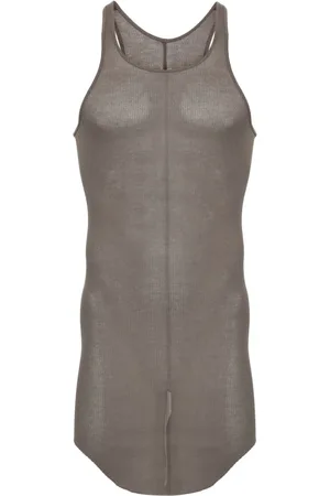 Rick Owens Fine-ribbed tank top