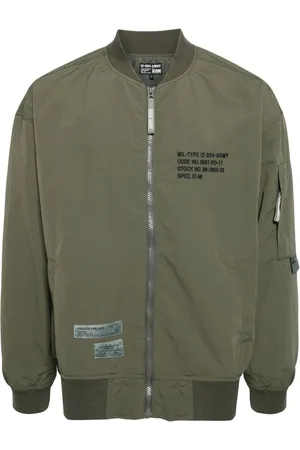 Izzue MA1 logo-appliqu?? bomber jacket